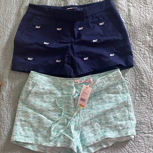 2 pair of vineyard Vine shorts size 2 and 4